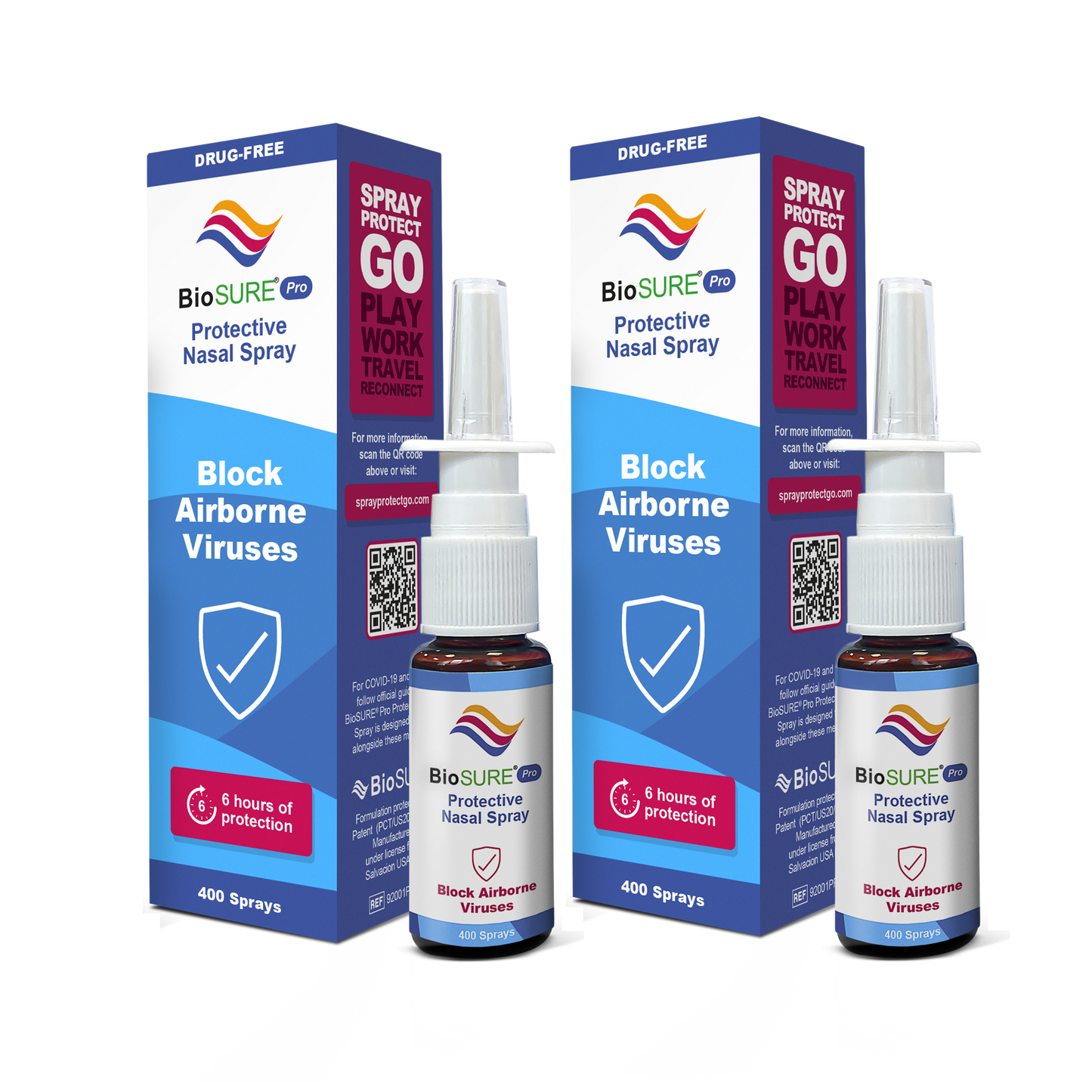 BioSURE PRO Protective Nasal Spray - Block Airborne Viruses