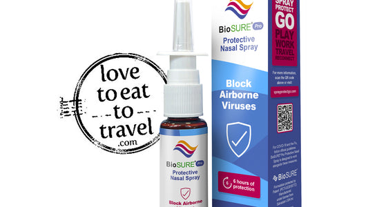 New Unique Nasal Spray creates a physical barrier proven to block COVID-19, colds and flu perfect for those travelling at home and abroad.